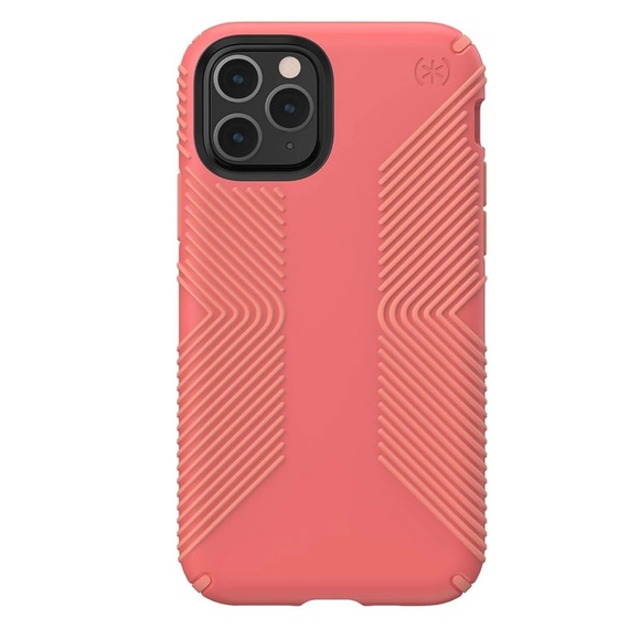 Speck Presidio Grip iPhone 11 Pro Case Parrot Pink/Papaya Pink - Picture 3 of 7